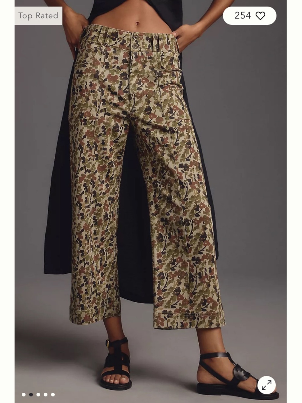 Pilcro The Skipper High-Rise Wide-Leg Pants Womens 25P